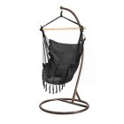 Puerto függőszék állvánnyal fekete-barna