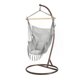 Puerto függőszék állvánnyal szürke-barna