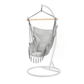 Puerto függőszék állvánnyal szürke-fehér