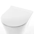 Ride fehér perem nélküli mély öblítésű fali, rimless WC soft close ülőkével