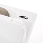 Ride fehér perem nélküli mély öblítésű fali, rimless WC soft close ülőkével