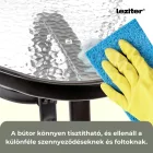 Elzas 4+1 kerti bútor garnitúra szett fekete