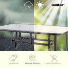 Elzas 4+1 kerti bútor garnitúra szett barna