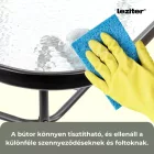 Rozetta 4+1 kerti bútor garnitúra szett fekete