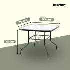 Rozetta 4+1 kerti bútor garnitúra szett barna