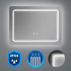 Vid tükör led világítással 80x60 cm