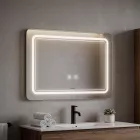 Vid tükör led világítással 80x60 cm