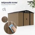 Idaho 10x8 kerti szerszámtároló ház