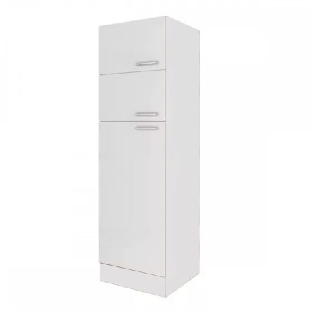 Yorki 60-as felülfagyasztós hűtős kamra szekrény fehér korpusz selyemfényű fehér fronttal