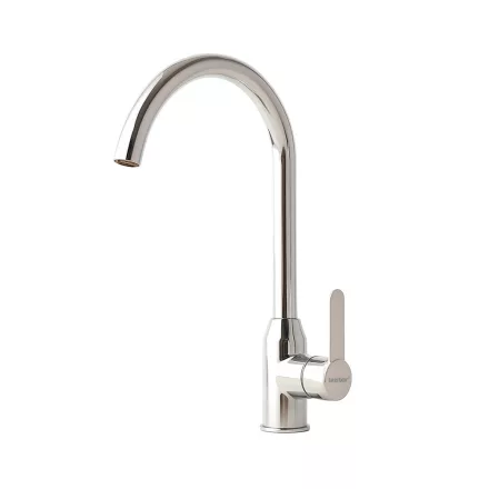 Leziter Auri mosogató csaptelep, szálcsiszolt inox