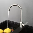 Leziter Auri mosogató csaptelep, szálcsiszolt inox