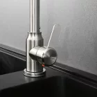 Leziter Auri mosogató csaptelep, szálcsiszolt inox