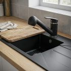 Carol mosogató csaptelep fekete