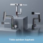 Mara mosogató csaptelep multifunkciós fejjel digitális kijelzővel szürke