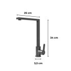 Valen mosogató csaptelep szürke