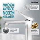 Leziter Arno mosdó csaptelep, króm