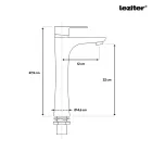 Leziter Evos mosdó csaptelep, króm ZS-7057-CH