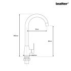 Evos mosogató csaptelep króm