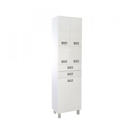 Állószekrény szennyestartós széles SZQUARE 50x192x35 cm