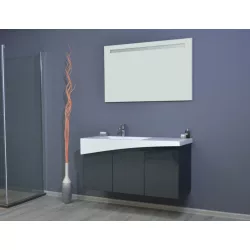 Smyrna 120 Komplett fürdőszoba bútor, fali