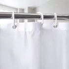 Textil zuhanyfüggöny 180x200 cm, fehér, mosható és vasalható