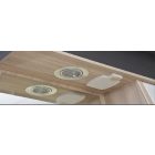 ZX sonoma 65/75 cm komplett fürdőszoba bútor LED világítással