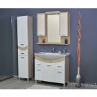 ZX sonoma 95 cm tükrös szekrény dupla, LED világítással