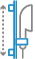 Állítható fali rögzítés