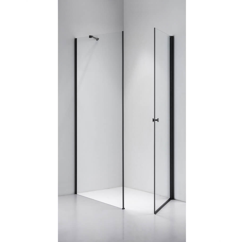 Stuxi Bari 70x80 cm aszimmetrikus zuhanykabin nyitott ajtóval