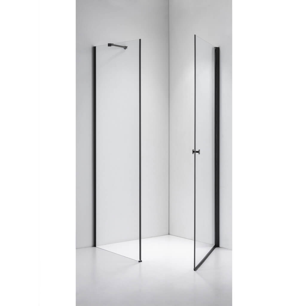 Stuxi Bari 80x70 cm aszimmetrikus zuhanykabin nyitott ajtóval