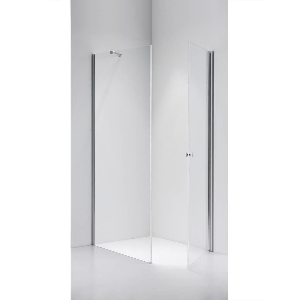 Stuxi Bari 70x80 cm aszimmetrikus zuhanykabin nyitott ajtóval