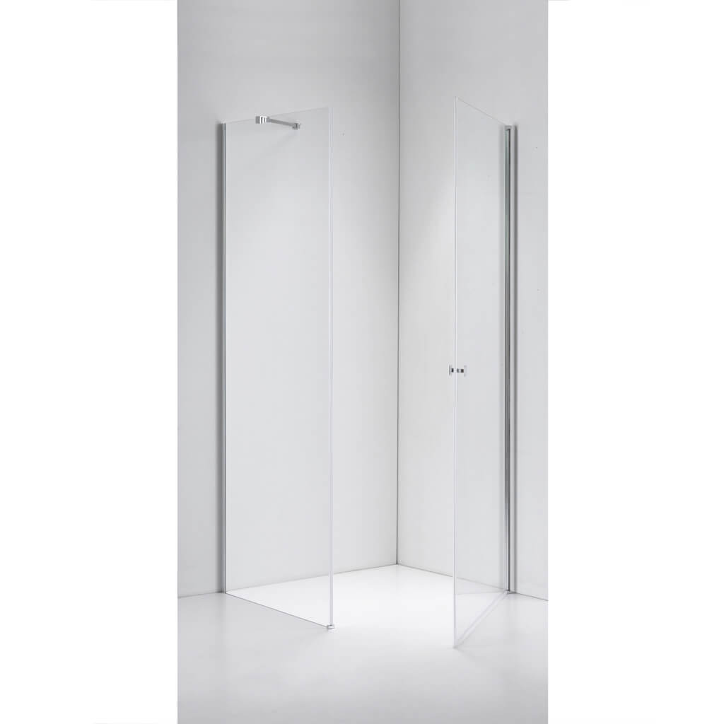 Stuxi Bari 80x70 cm aszimmetrikus zuhanykabin nyitott ajtóval