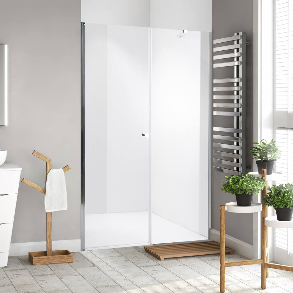 Stuxi Bari Fix króm 140 cm zuhanyajtó