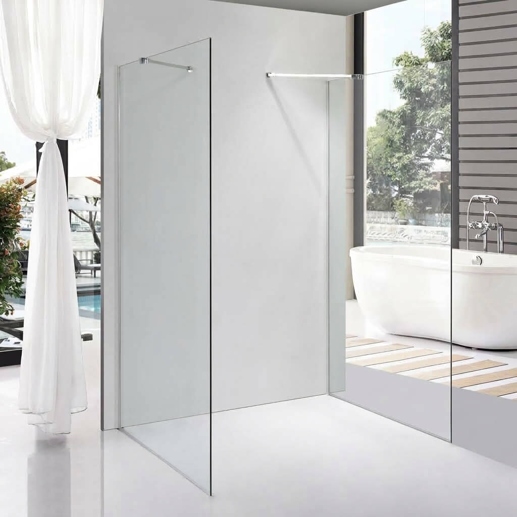 Stuxi Milano Gate króm falsíkra szerelhető két oldalfalas walk-in zuhanyfal 70x70 cm
